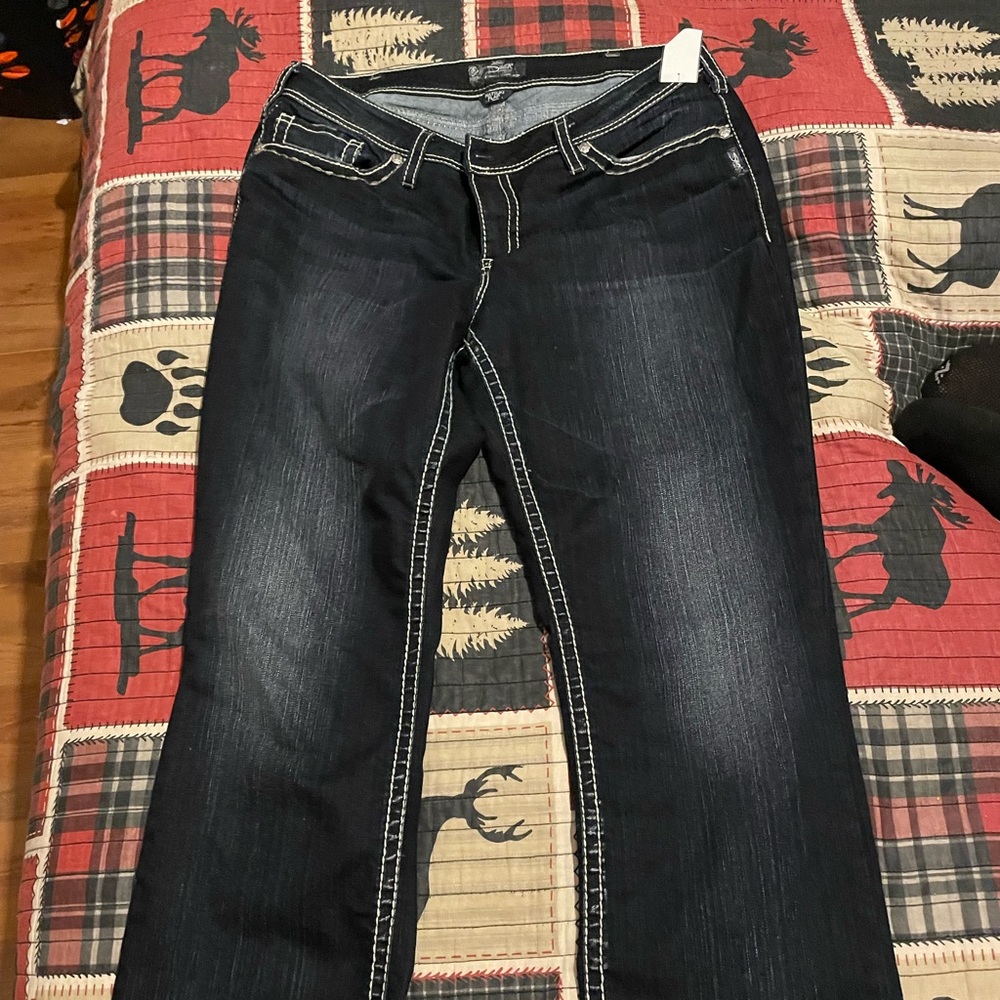 Silver jeans